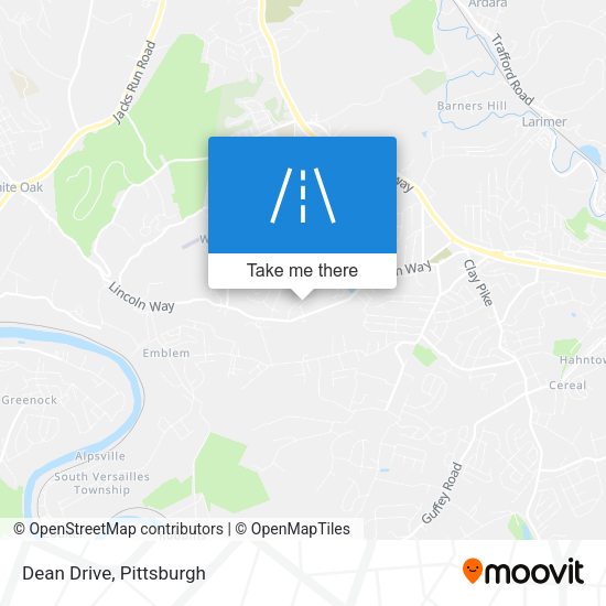 Mapa de Dean Drive