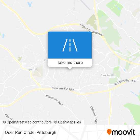 Deer Run Circle map