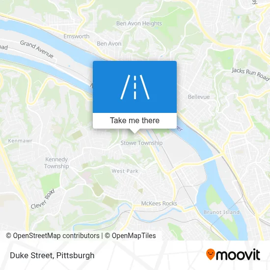 Duke Street map