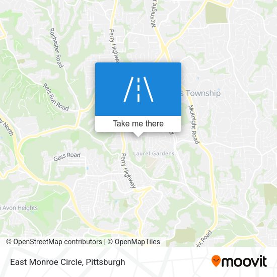 East Monroe Circle map
