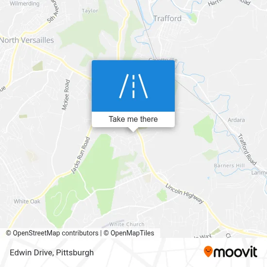 Edwin Drive map