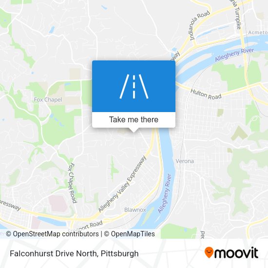 Falconhurst Drive North map