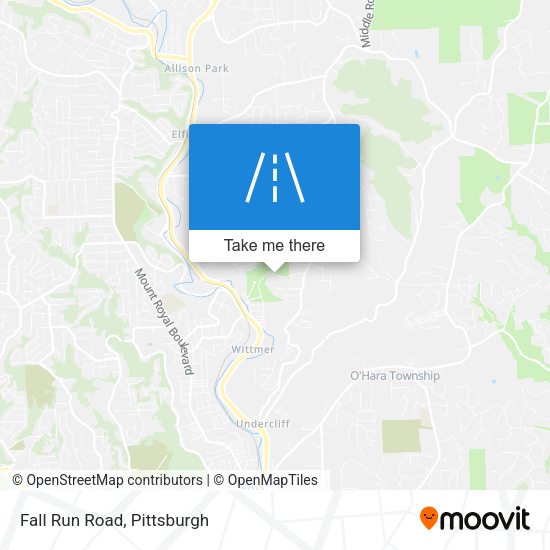 Mapa de Fall Run Road
