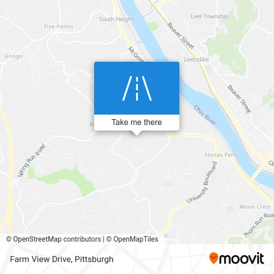 Farm View Drive map