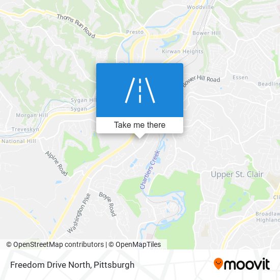 Mapa de Freedom Drive North