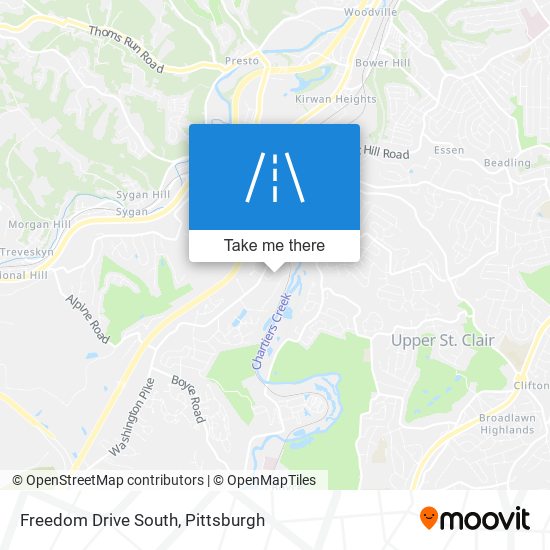 Mapa de Freedom Drive South