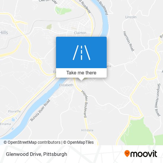 Mapa de Glenwood Drive