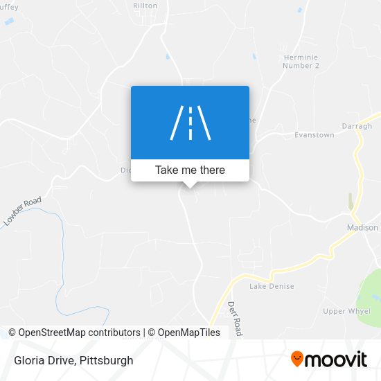 Mapa de Gloria Drive