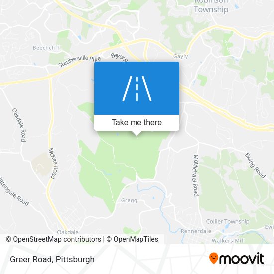 Mapa de Greer Road