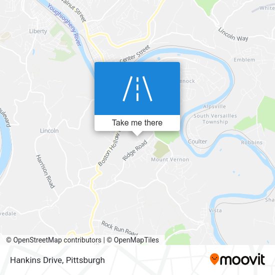Mapa de Hankins Drive