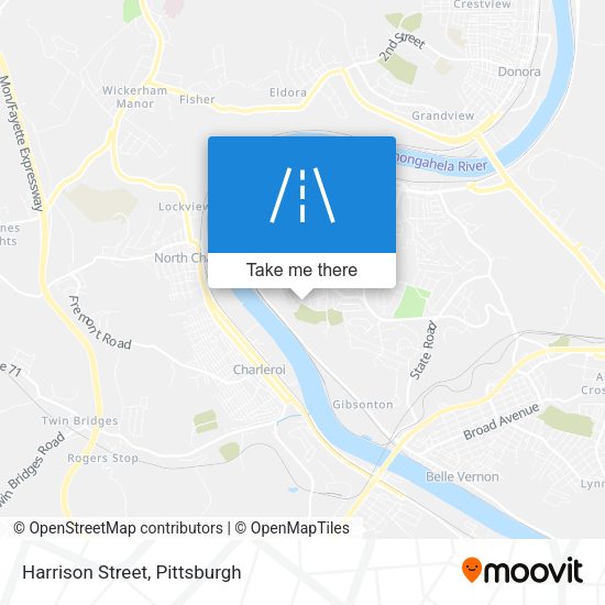 Mapa de Harrison Street