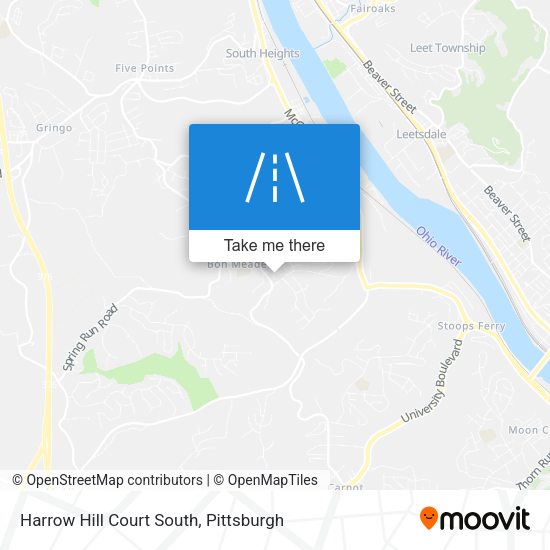 Harrow Hill Court South map