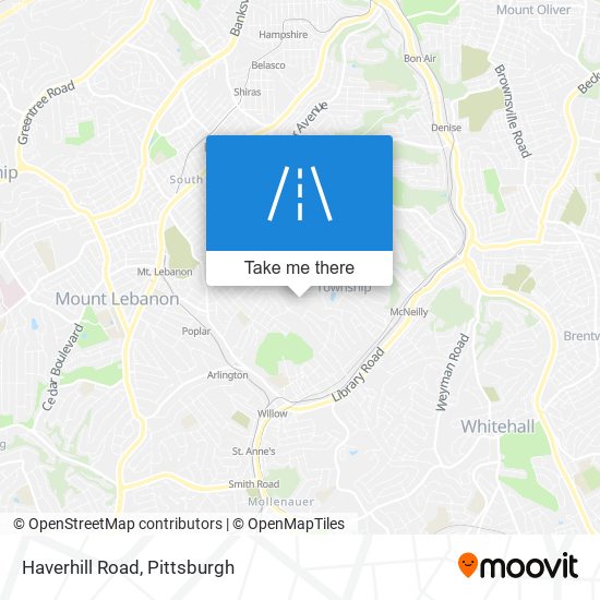 Haverhill Road map