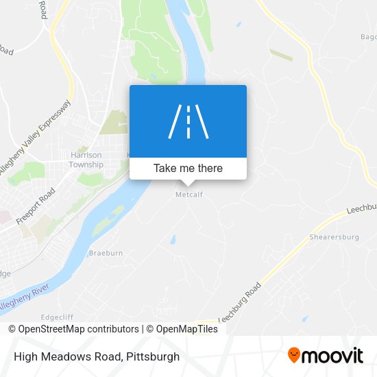 Mapa de High Meadows Road