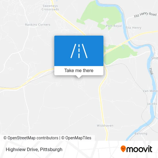 Highview Drive map