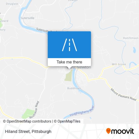 Mapa de Hiland Street