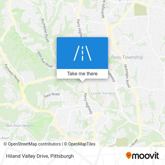 Mapa de Hiland Valley Drive