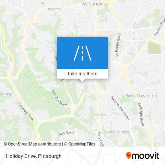 Mapa de Holiday Drive