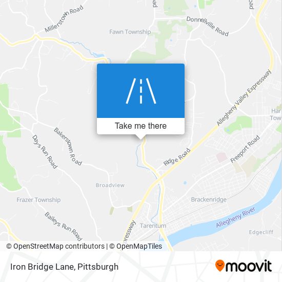 Mapa de Iron Bridge Lane