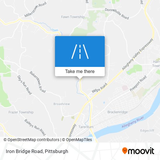 Mapa de Iron Bridge Road