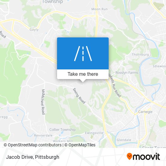 Mapa de Jacob Drive