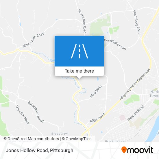 Mapa de Jones Hollow Road