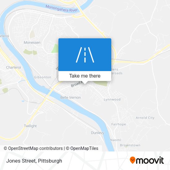 Mapa de Jones Street
