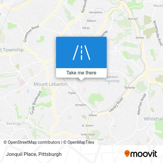 Mapa de Jonquil Place