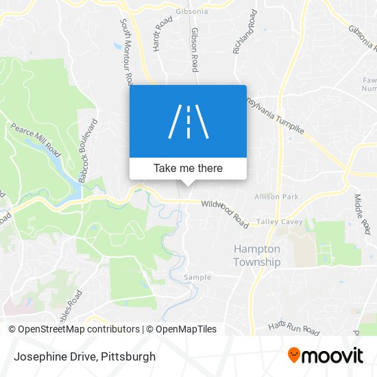 Mapa de Josephine Drive