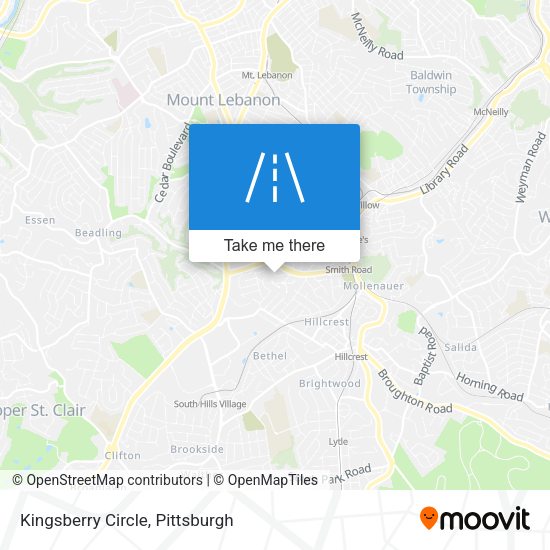 Mapa de Kingsberry Circle
