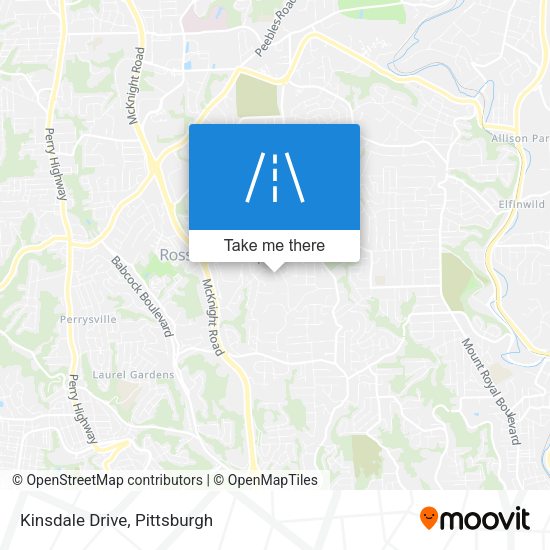 Mapa de Kinsdale Drive
