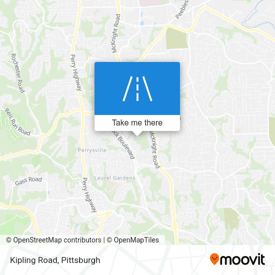 Mapa de Kipling Road