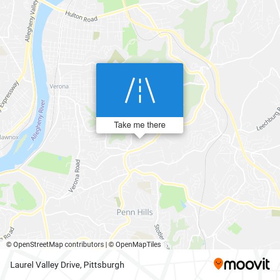 Laurel Valley Drive map