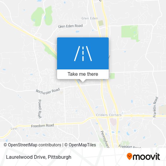 Mapa de Laurelwood Drive