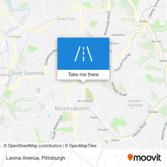 Mapa de Lavina Avenue
