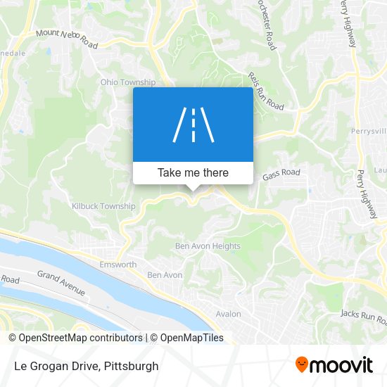 Mapa de Le Grogan Drive