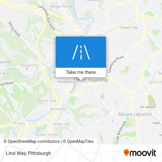 Lind Way map