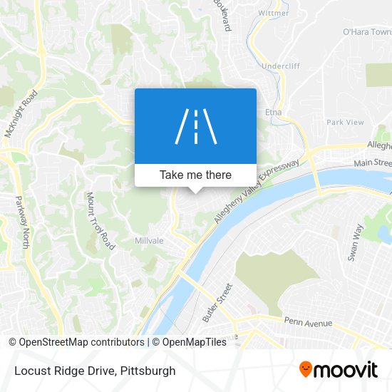 Mapa de Locust Ridge Drive