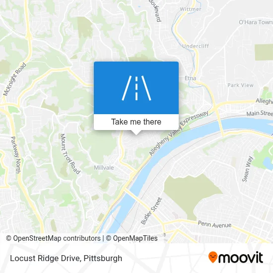 Locust Ridge Drive map
