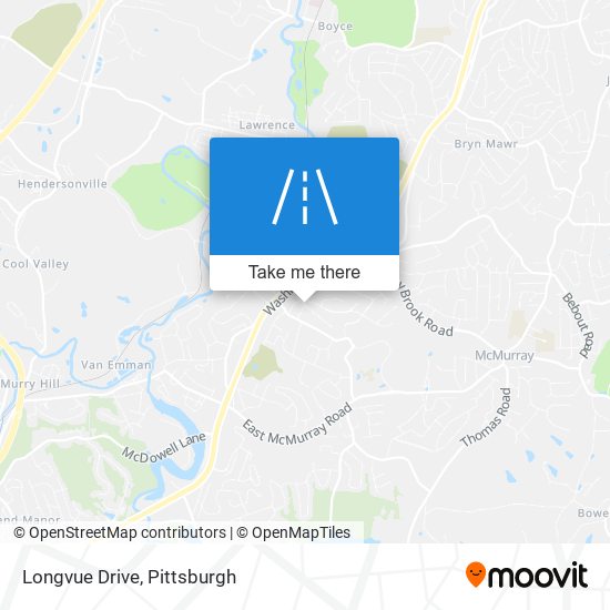 Longvue Drive map
