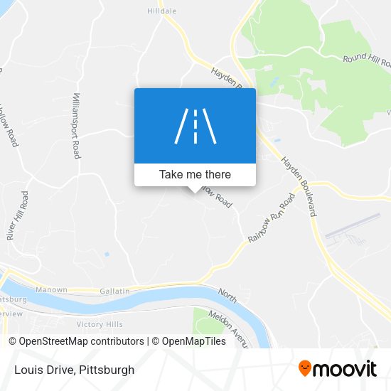 Louis Drive map