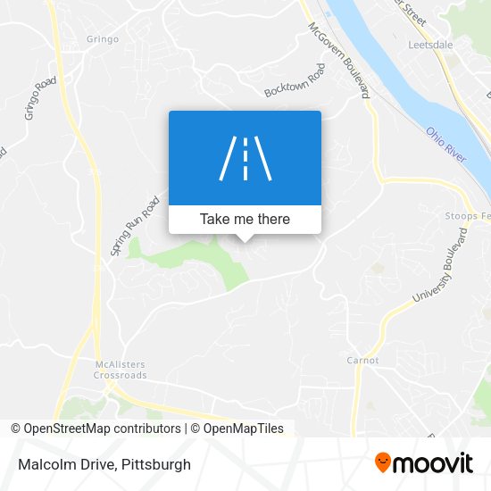 Mapa de Malcolm Drive