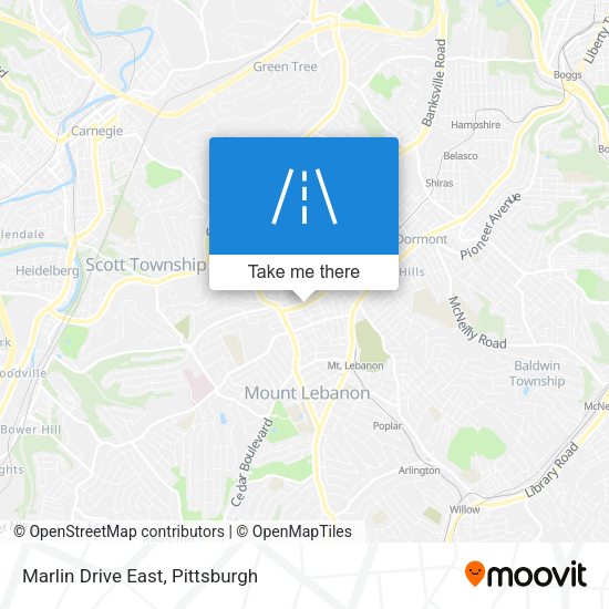 Marlin Drive East map