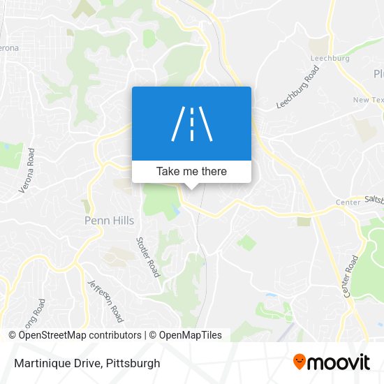 Martinique Drive map