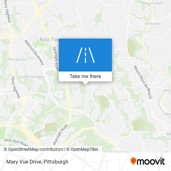 Mary Vue Drive map