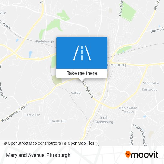 Mapa de Maryland Avenue