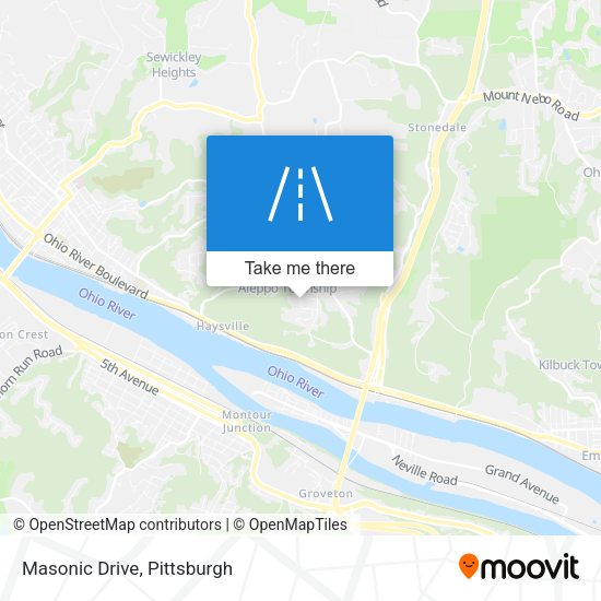 Masonic Drive map