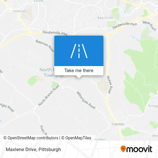 Maxlene Drive map