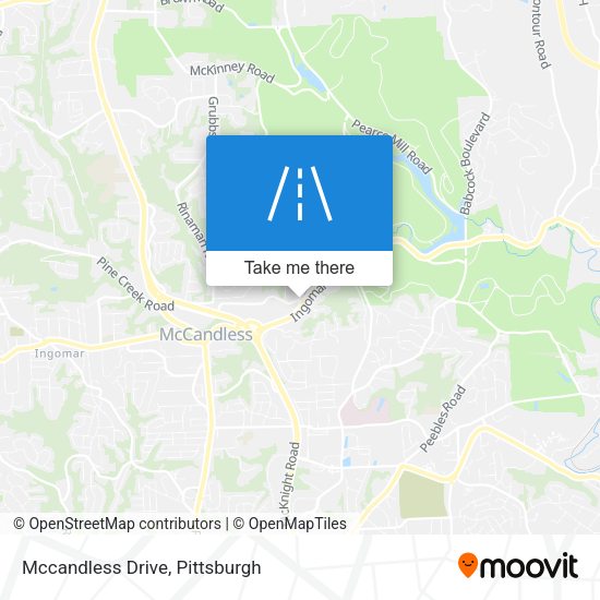 Mccandless Drive map
