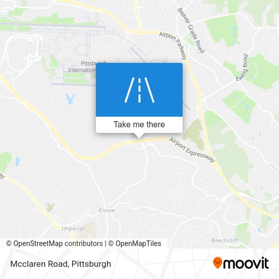 Mapa de Mcclaren Road